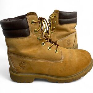 Timberland Linden Woods Insulated Waterproof Tan Nubuck Boots A161G Women's 8.5